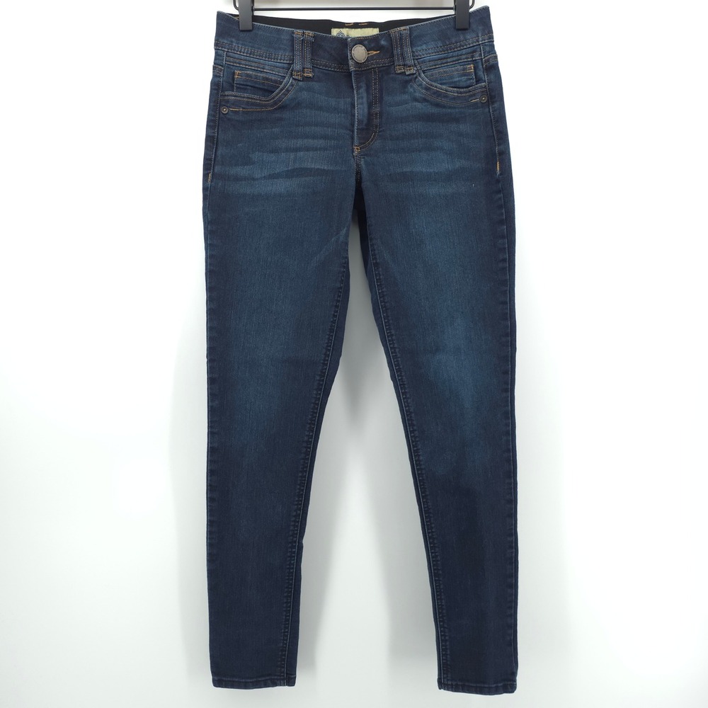 Democracy Ab Technology Women Skinny Jeans 2 Dark Blue Indigo B1248BBTX Slimming